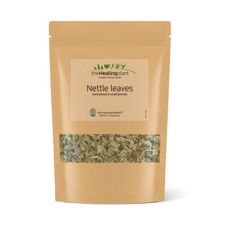 Certified Biodynamic Nettle Leaves 1.5 oz. bag front