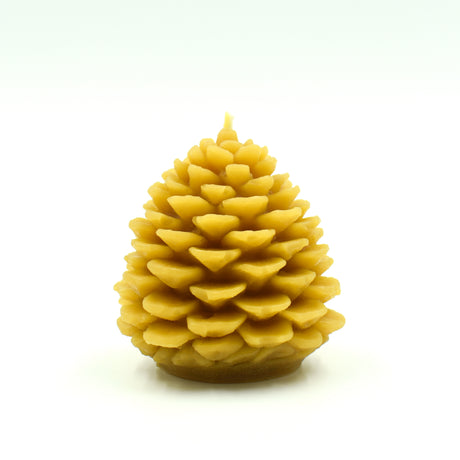 Natural beeswax Pinecone candle
