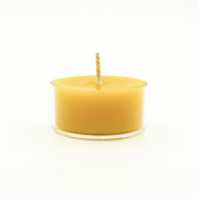 Natural Beeswax Tea Light Candle front