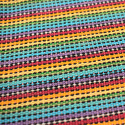  Handwoven Napkin Rainbow detail