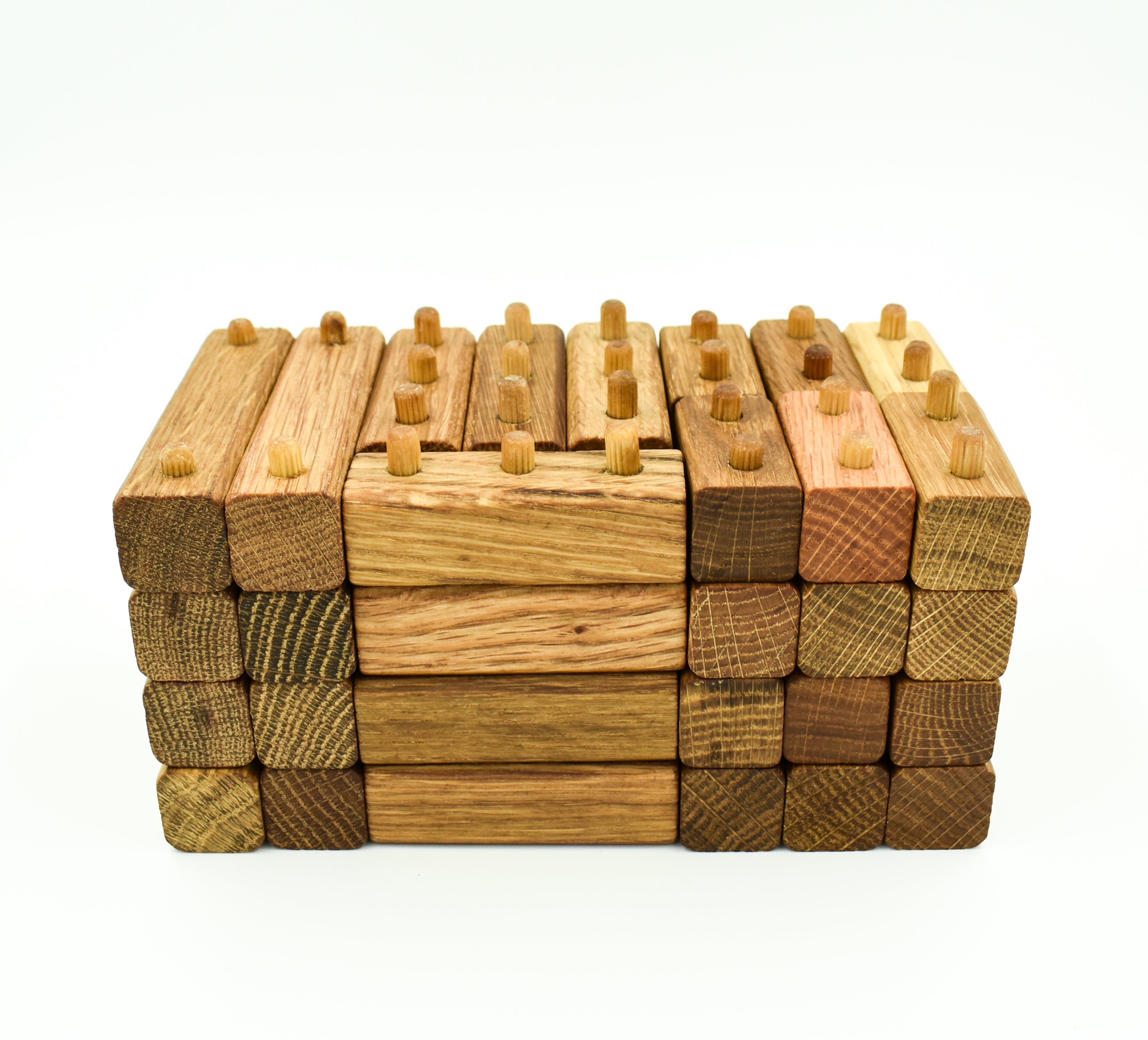 Handmade Interlocking Wooden Blocks, Camphill Village Store