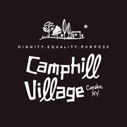 T-shirt Black Camphill Village logo closeup